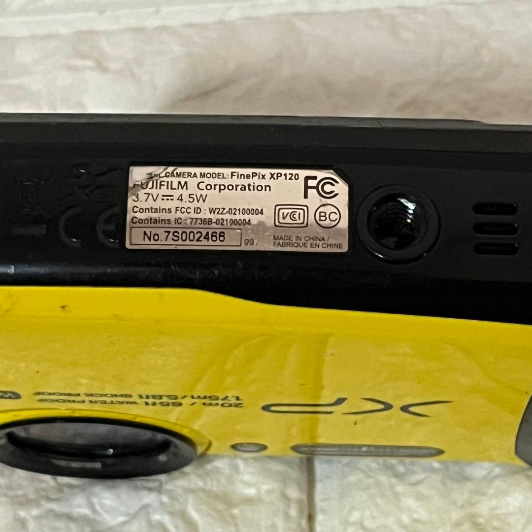 fujifilm finepix xp120 充電機　ケーブル付き！