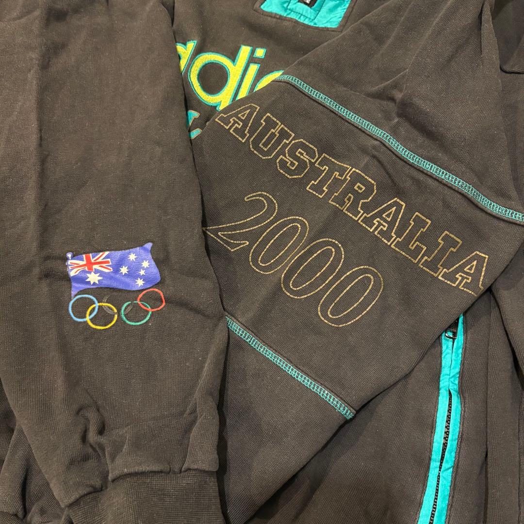 y*i様 adidas オリンピックデザイン ハーフジップトレーナー Lサイズ【