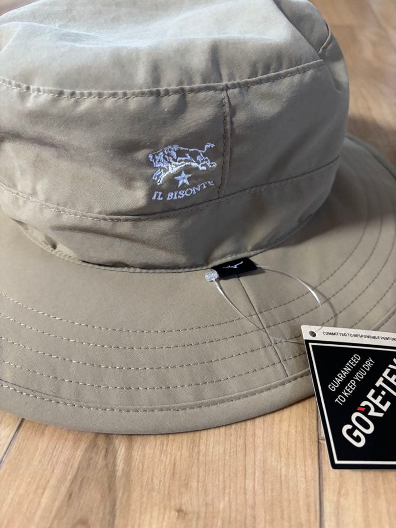 IL BISONTE GORE-TEX アウトドアハット ベージュ