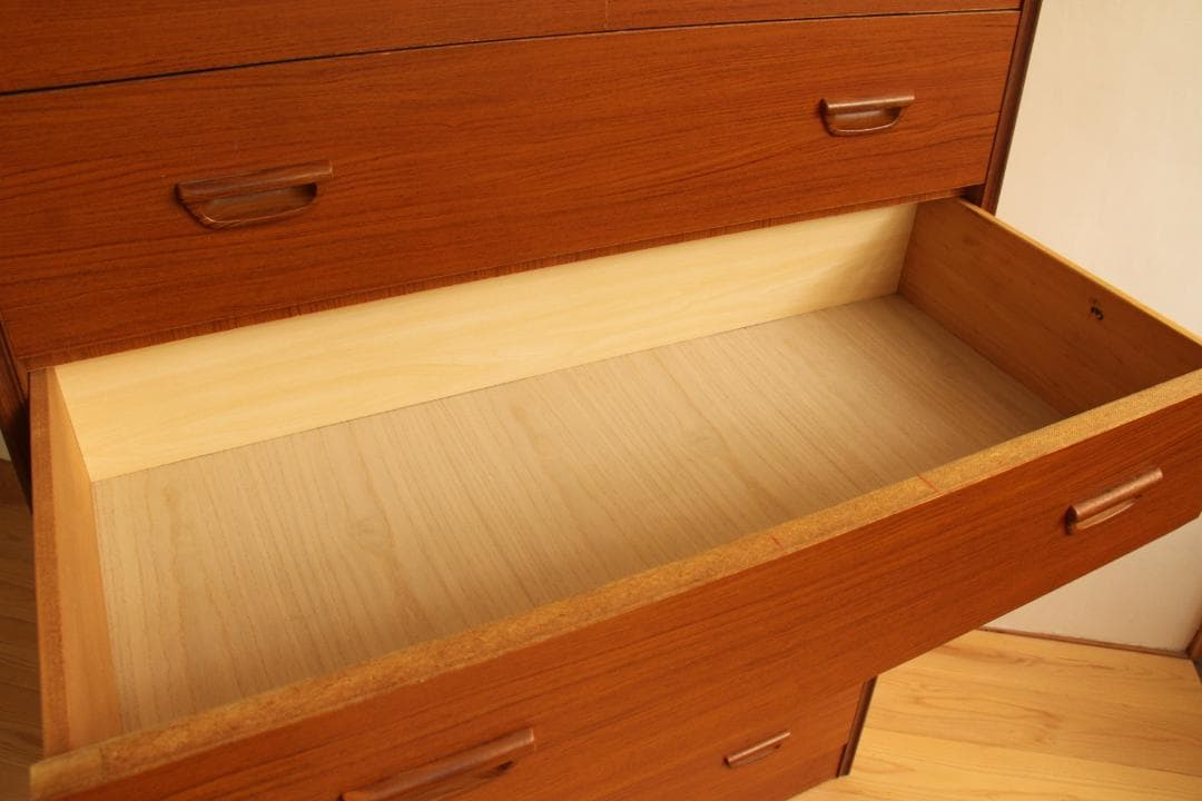 洋服タンス　チェスト　木製　ナチュラル　昭和レトロ　古道具　古家具　家具