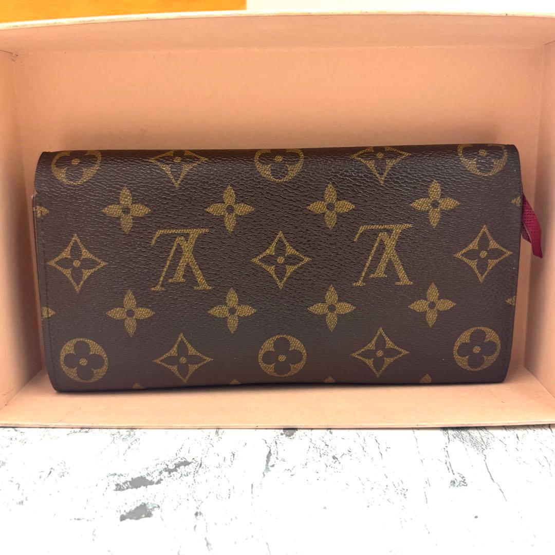 【新品仕様】 ルイヴィトン モノグラム ポルトフォイユ エミリー 長財布