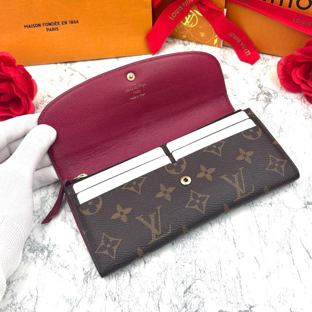 【新品仕様】 ルイヴィトン モノグラム ポルトフォイユ エミリー 長財布