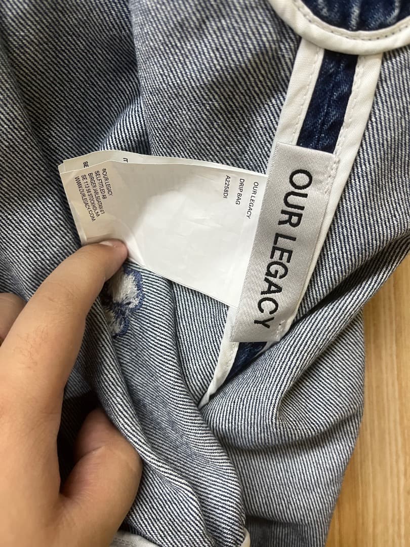 Our Legacy (アワーレガシー) | DRIP BAG デニムバッグ