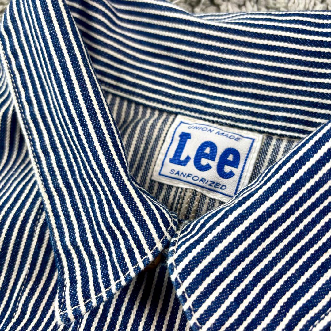 極美品✨Lee ストライプ カバーオール ヒッコリー