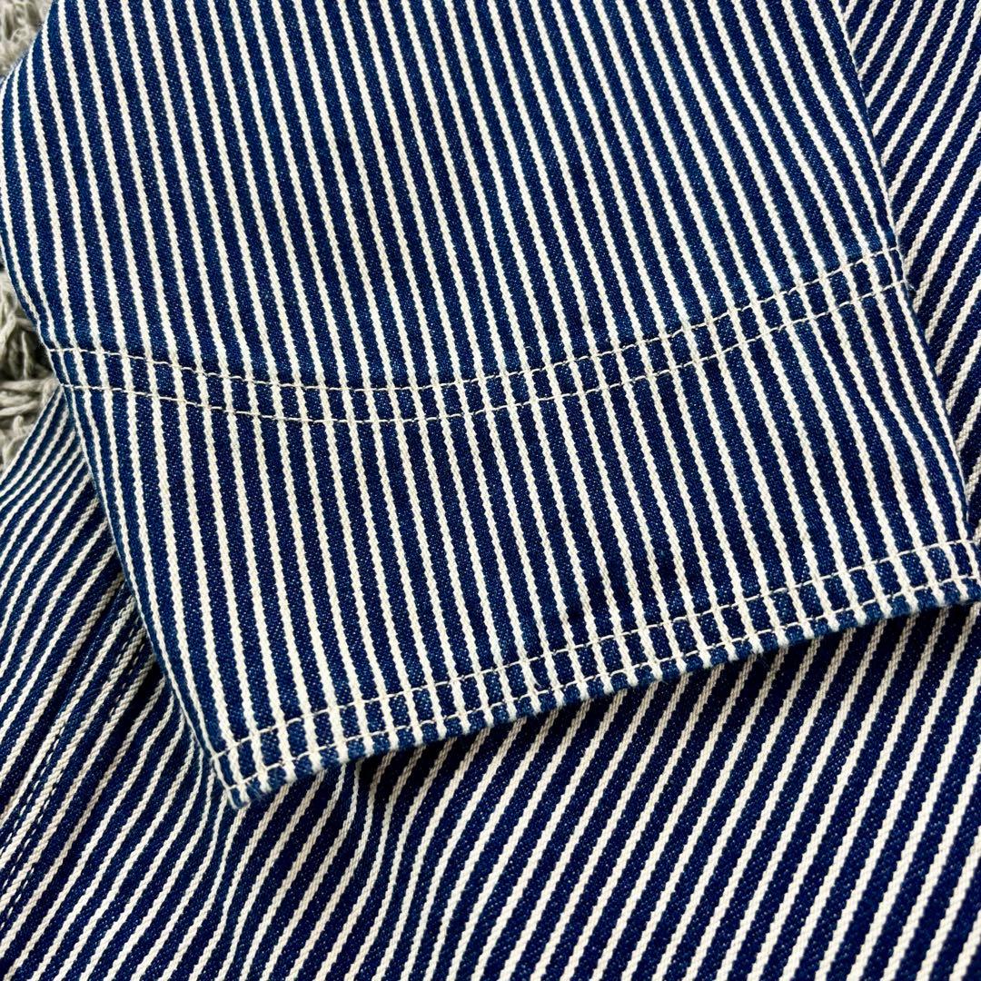 極美品✨Lee ストライプ カバーオール ヒッコリー
