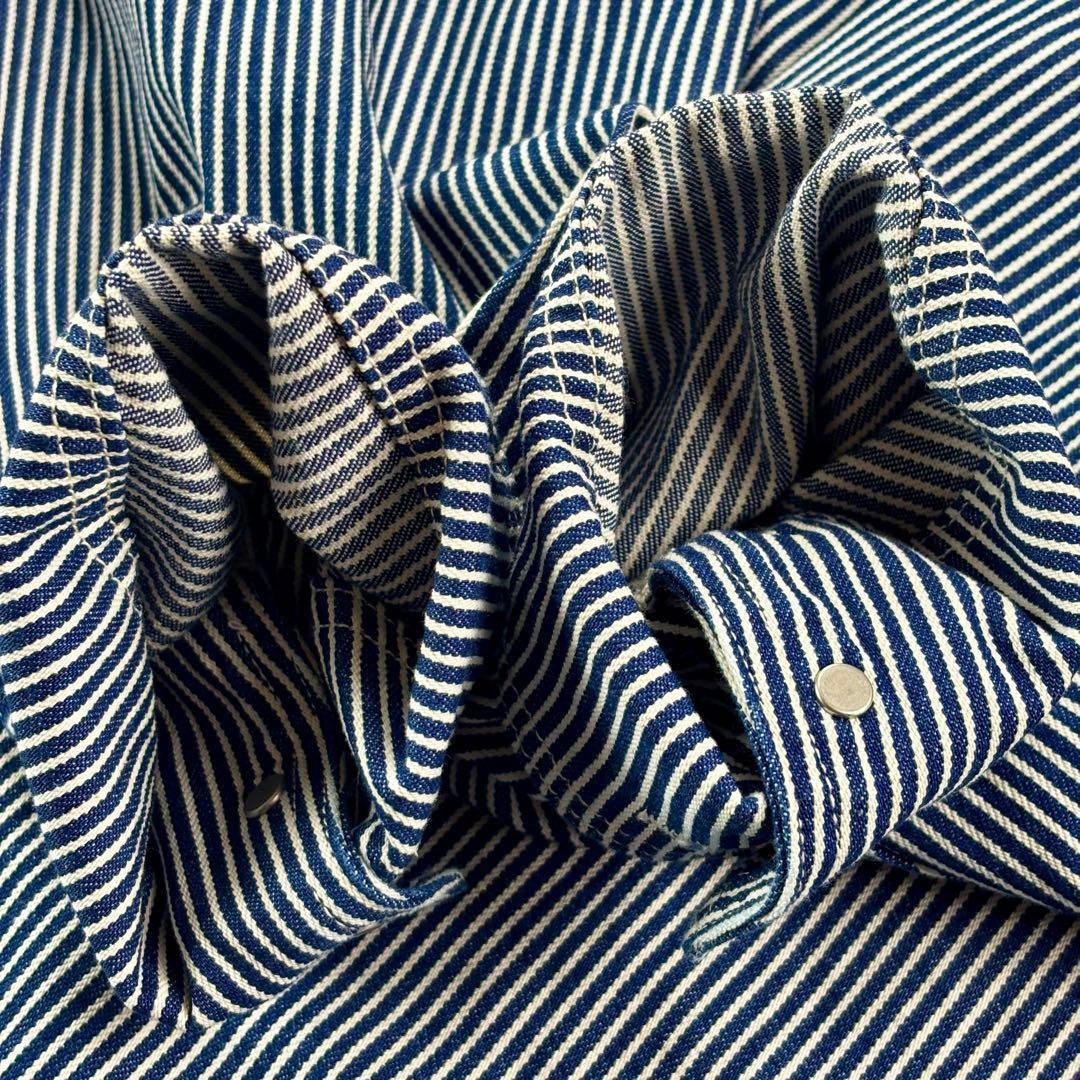 極美品✨Lee ストライプ カバーオール ヒッコリー