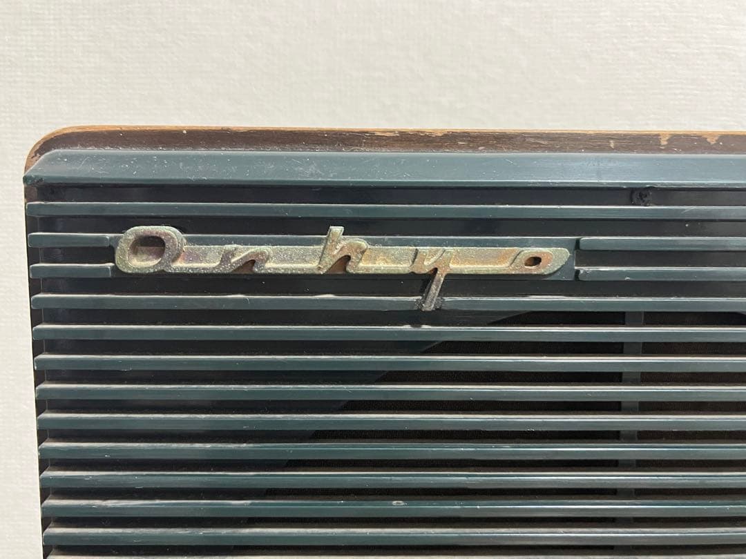昭和レトロ アンティーク 木製 ONKYO 真空管ラジオ インテリア