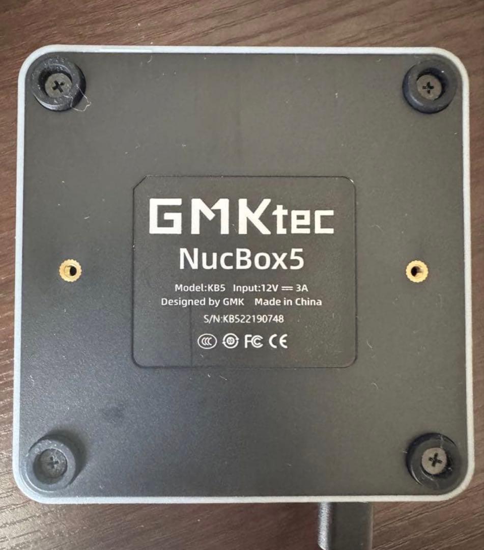 NucBox5 win11pro 8GB RAM 128GB SSD ミニPC