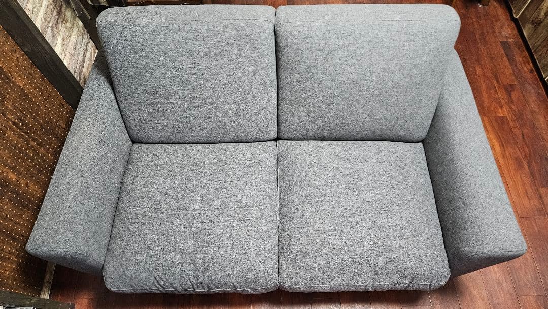 ニトリ コンパクトにくつろげるソファベッド(フォワード GY) 2人掛け