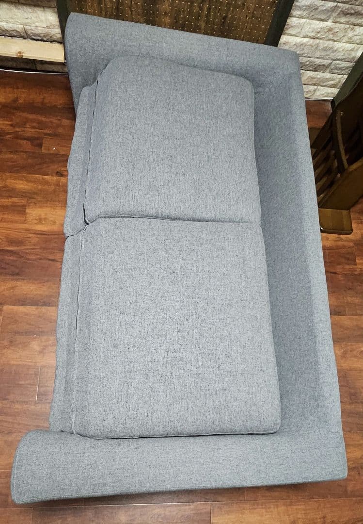 ニトリ コンパクトにくつろげるソファベッド(フォワード GY) 2人掛け