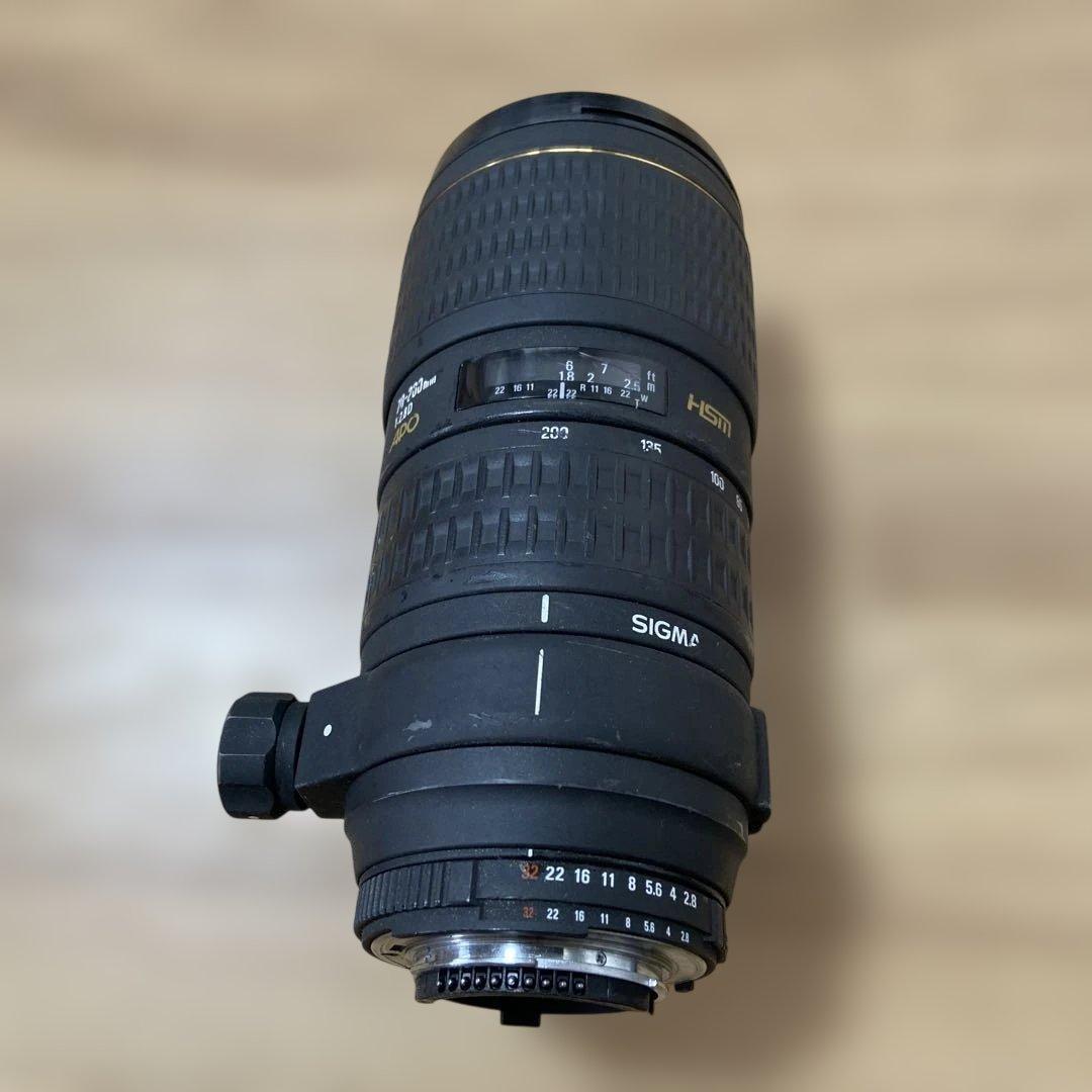 SIGMA 70-200mm F2.8 EX DG HSM ズームレンズ　ニコン