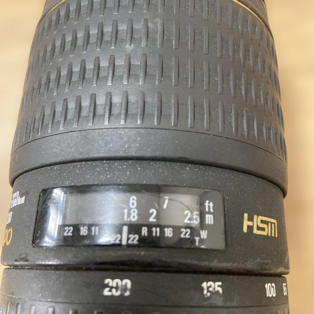 SIGMA 70-200mm F2.8 EX DG HSM ズームレンズ　ニコン