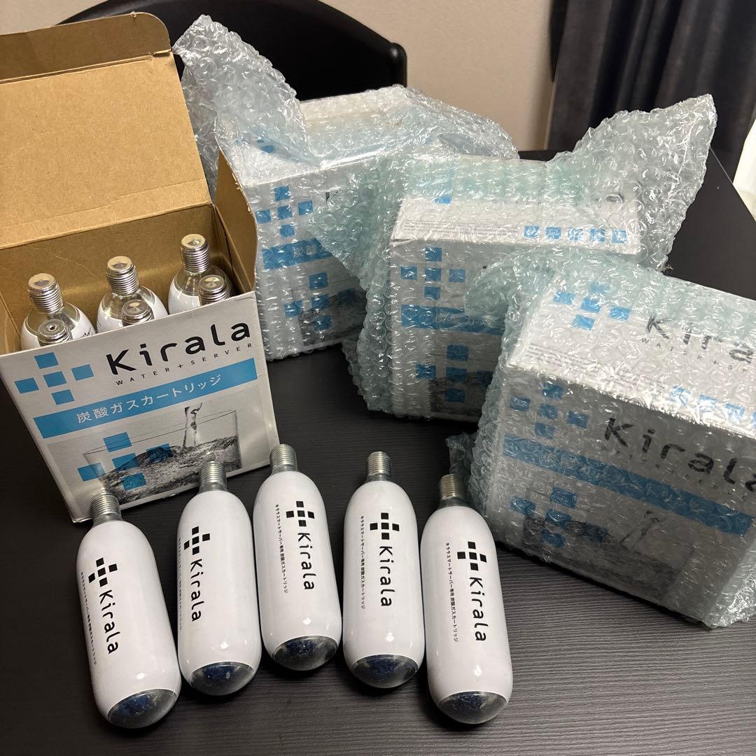 kirala キララ 炭酸ガスカートリッジ6本入4箱＋4本 計28本