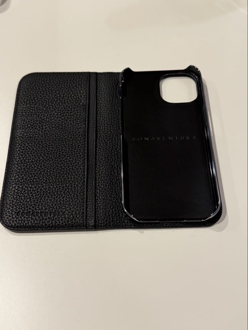 BUNAVENTURA 手帳型ケース 黒　iphone15