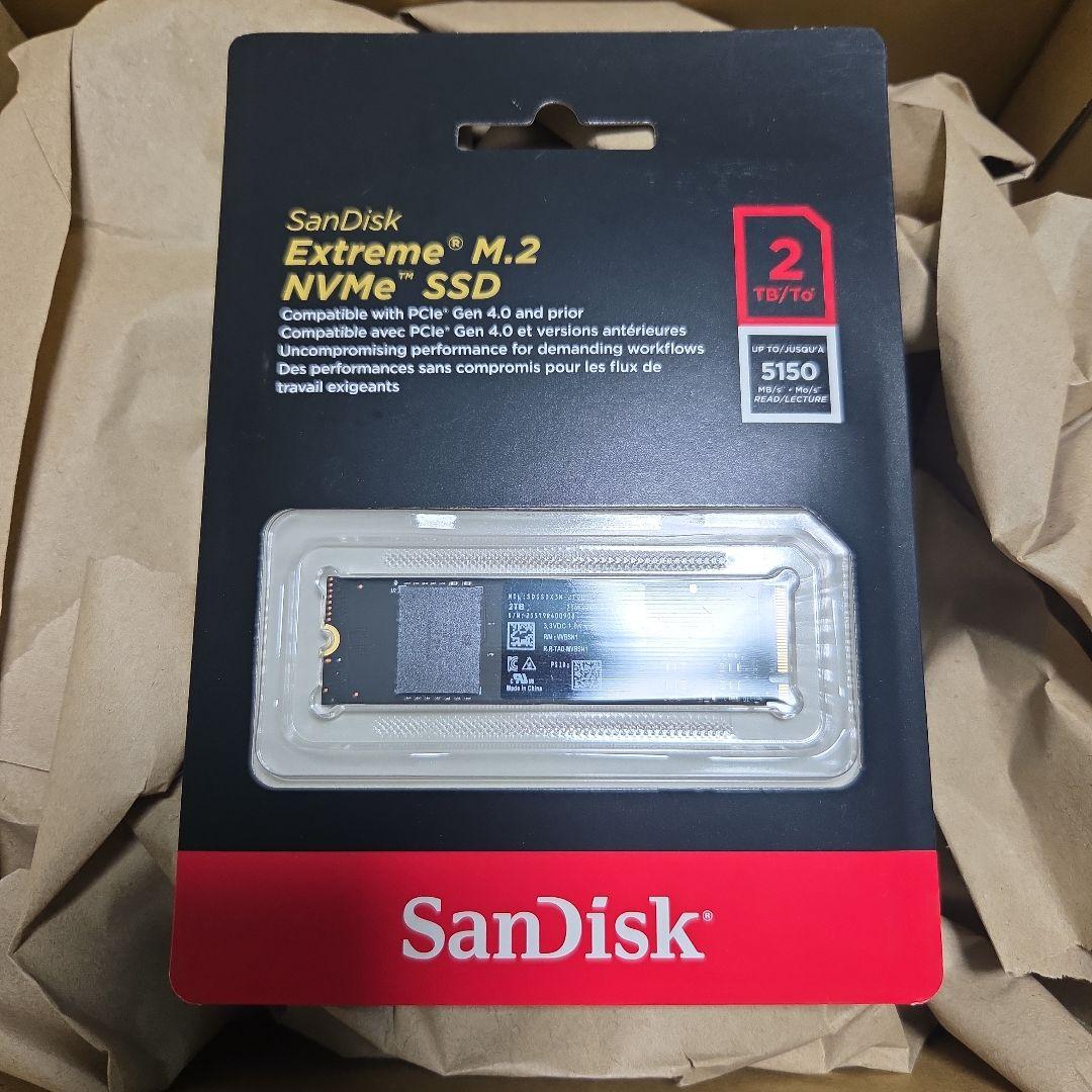 内蔵型SSD SanDisk Extreme M.2 SSD 2TB