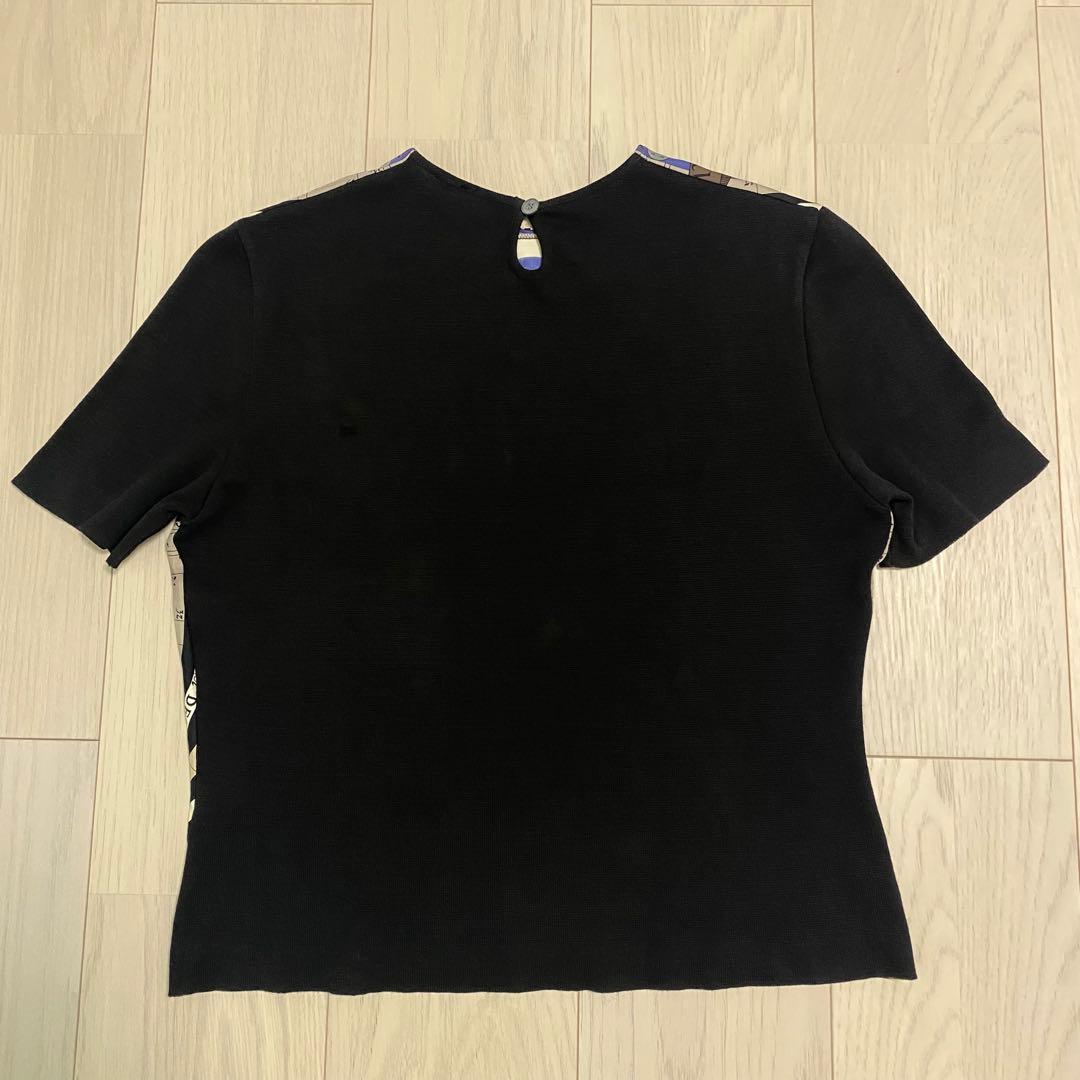 HERMES エルメス ツイルレーヌ 占星術 シルク コットン ニット 半袖