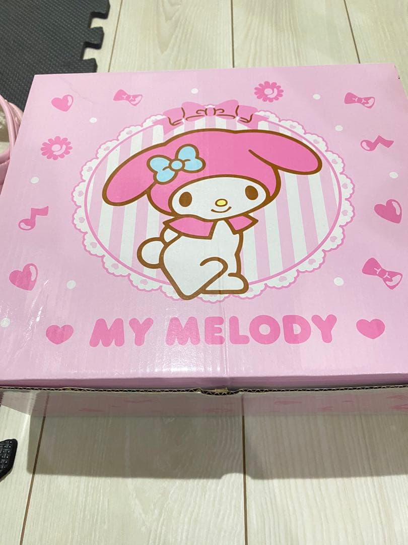 マイメロディ スリッパ サンダル　クロックス　 ボア付き　箱付き