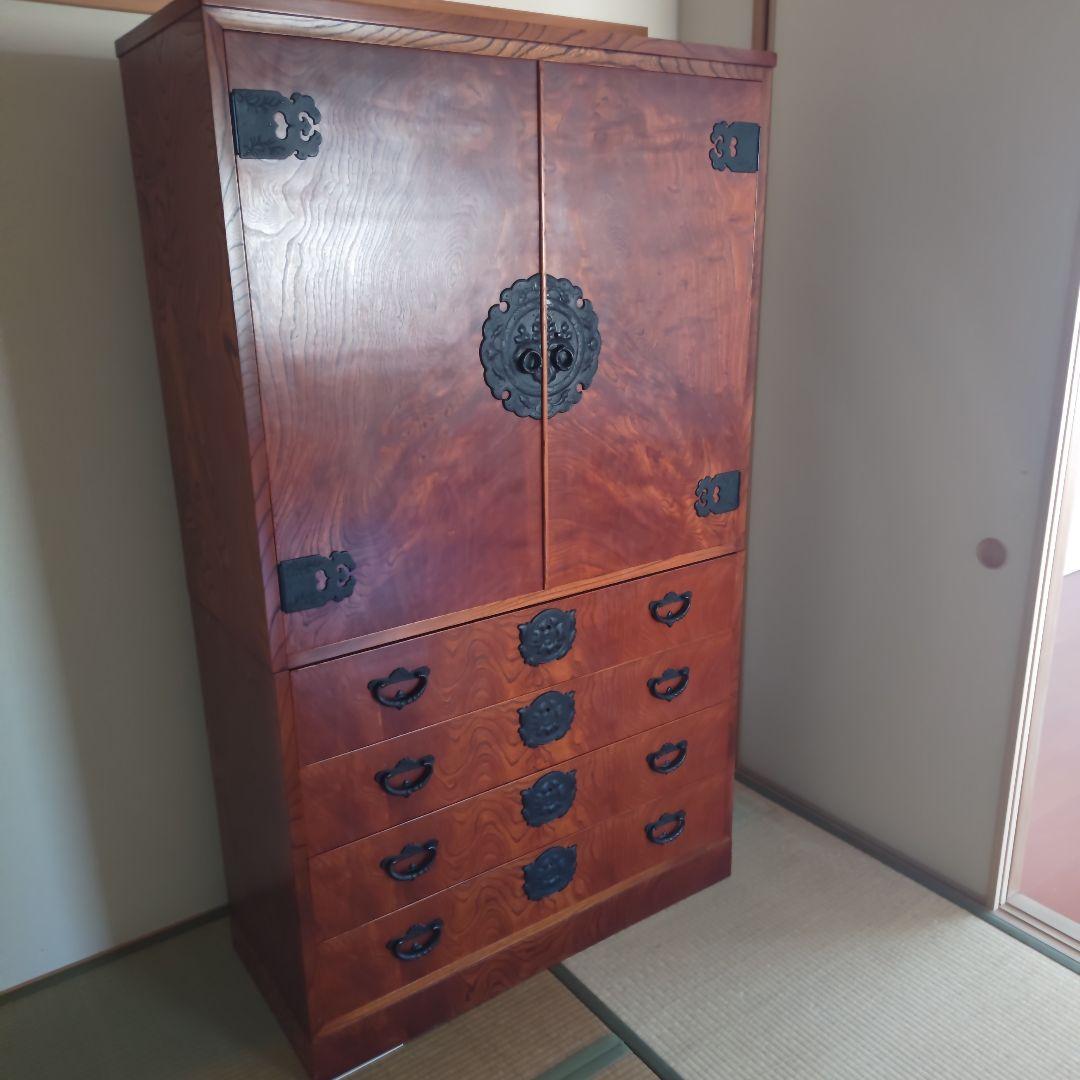 【Tachibana】岩谷堂箪笥　伝統工芸品　衣装箪笥　当時57万円