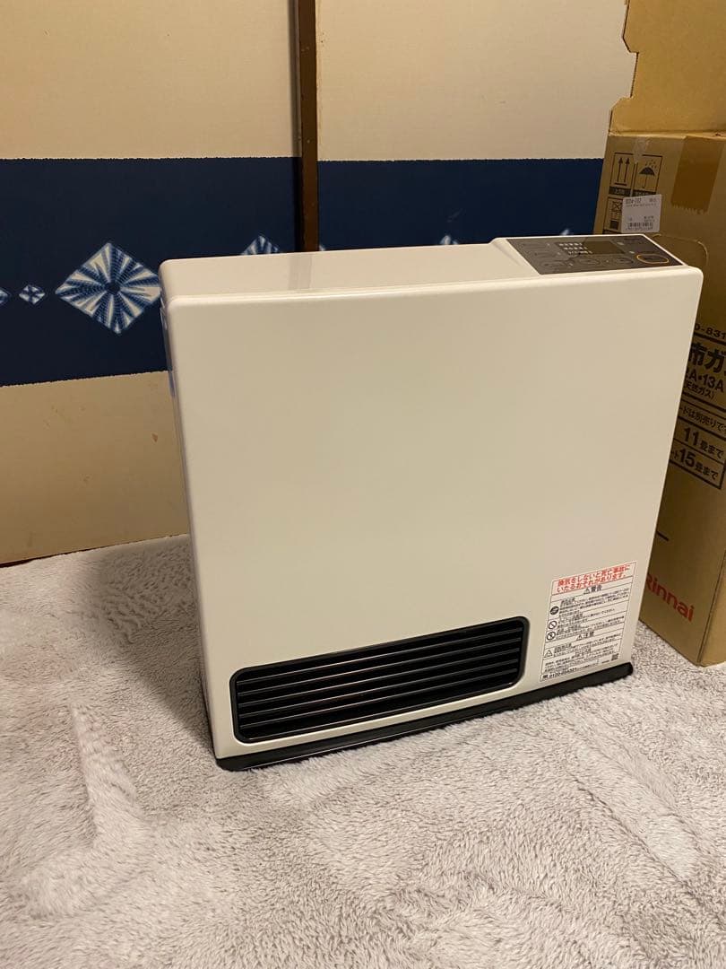 リンナイ ガスファンヒーター ホワイトRC-N356E 都市ガス