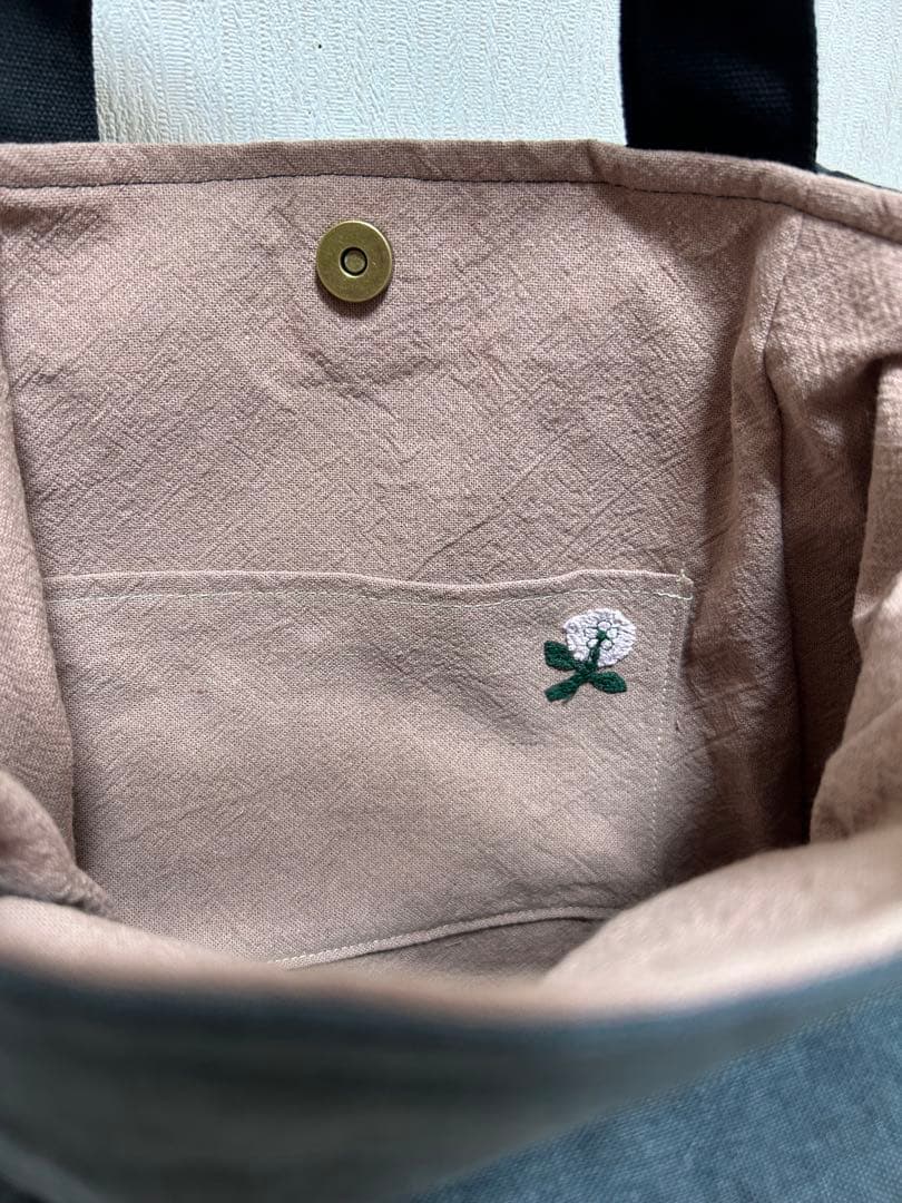 ミナペルホネン＊chouchoギャザポケバッグ✂️ハンドメイド