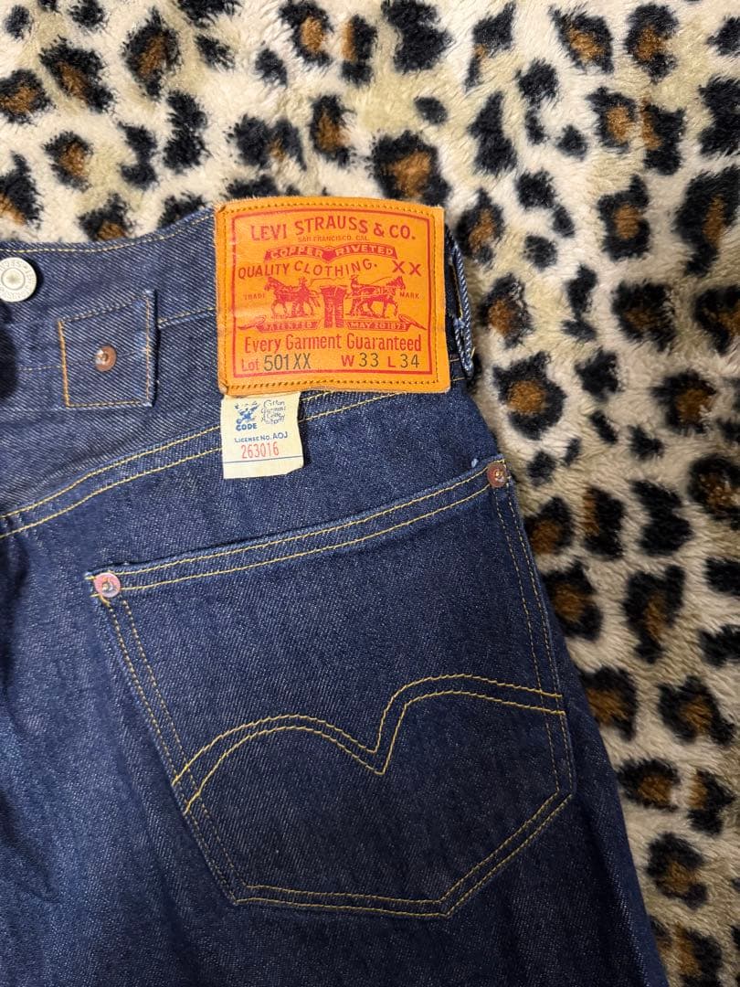 リーバイス　LVC1933 ウォッシュ済み　W33L34