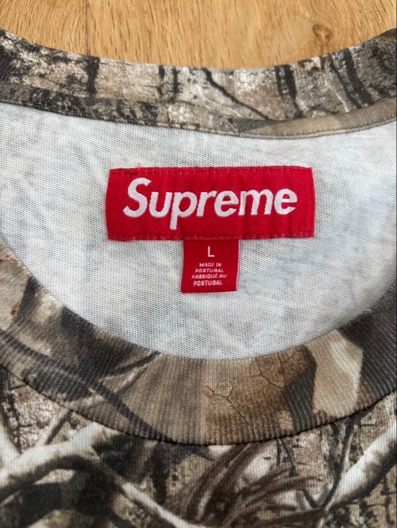 シュプリーム リアルツリー　スモールボックスロゴ　ロンT