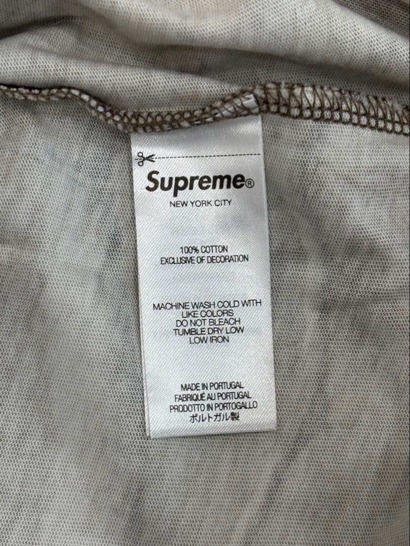 シュプリーム リアルツリー　スモールボックスロゴ　ロンT