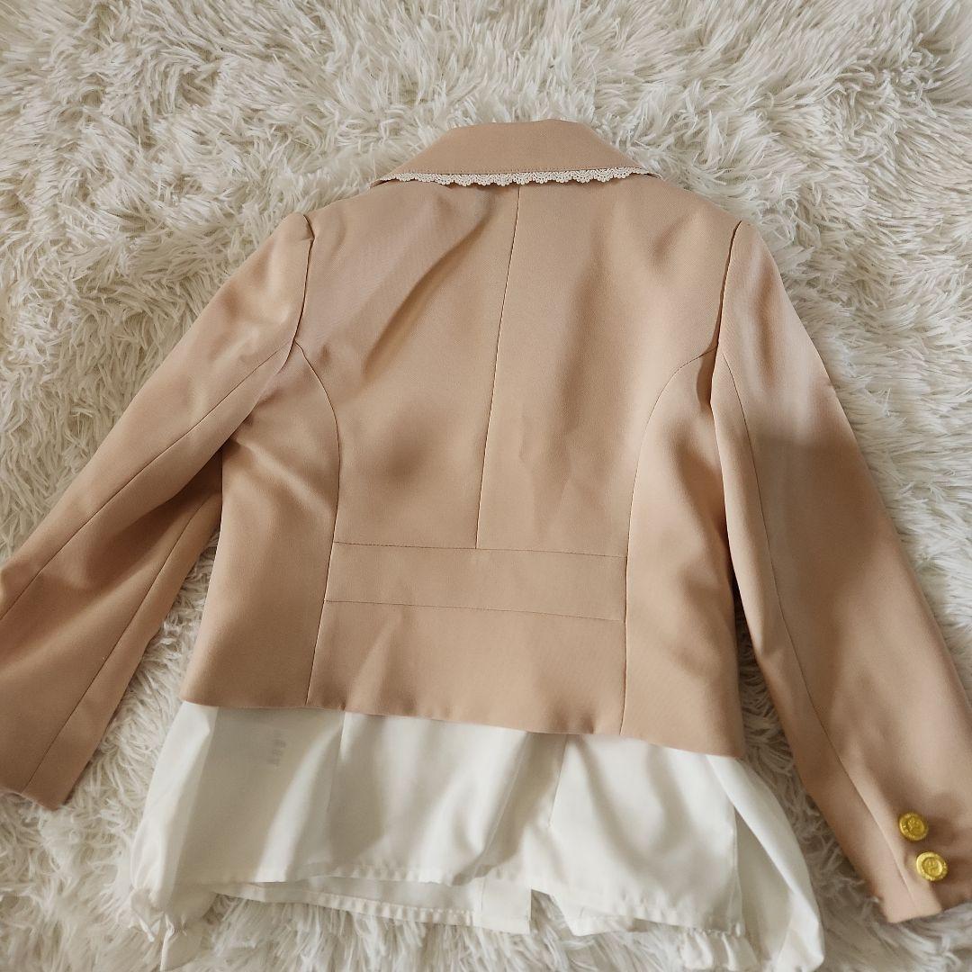 大人気!ベージュ フォーマル 120入学 卒園　女の子 ヒロミチナカノ