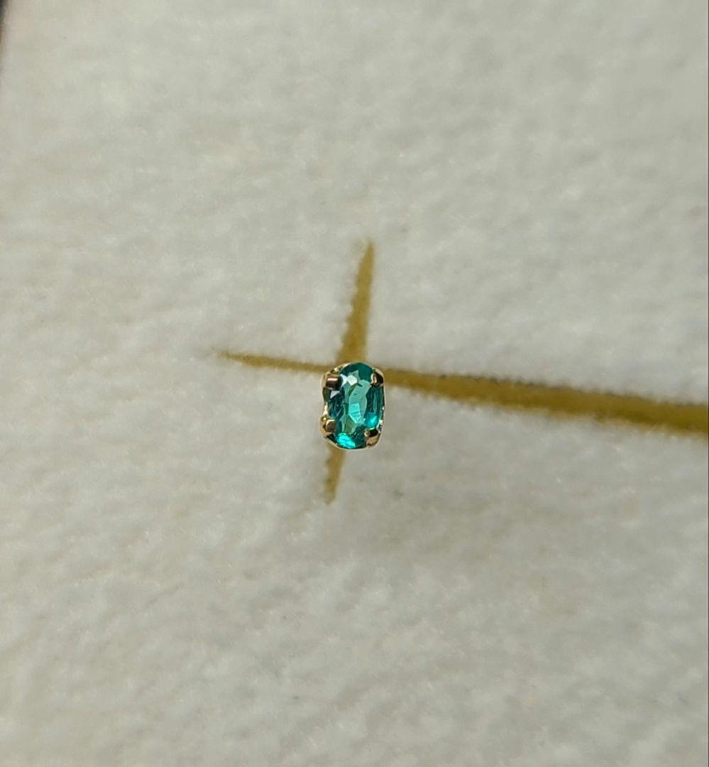 サナ★ブラジルバターリャパライバトルマリン★ピアスオーダー