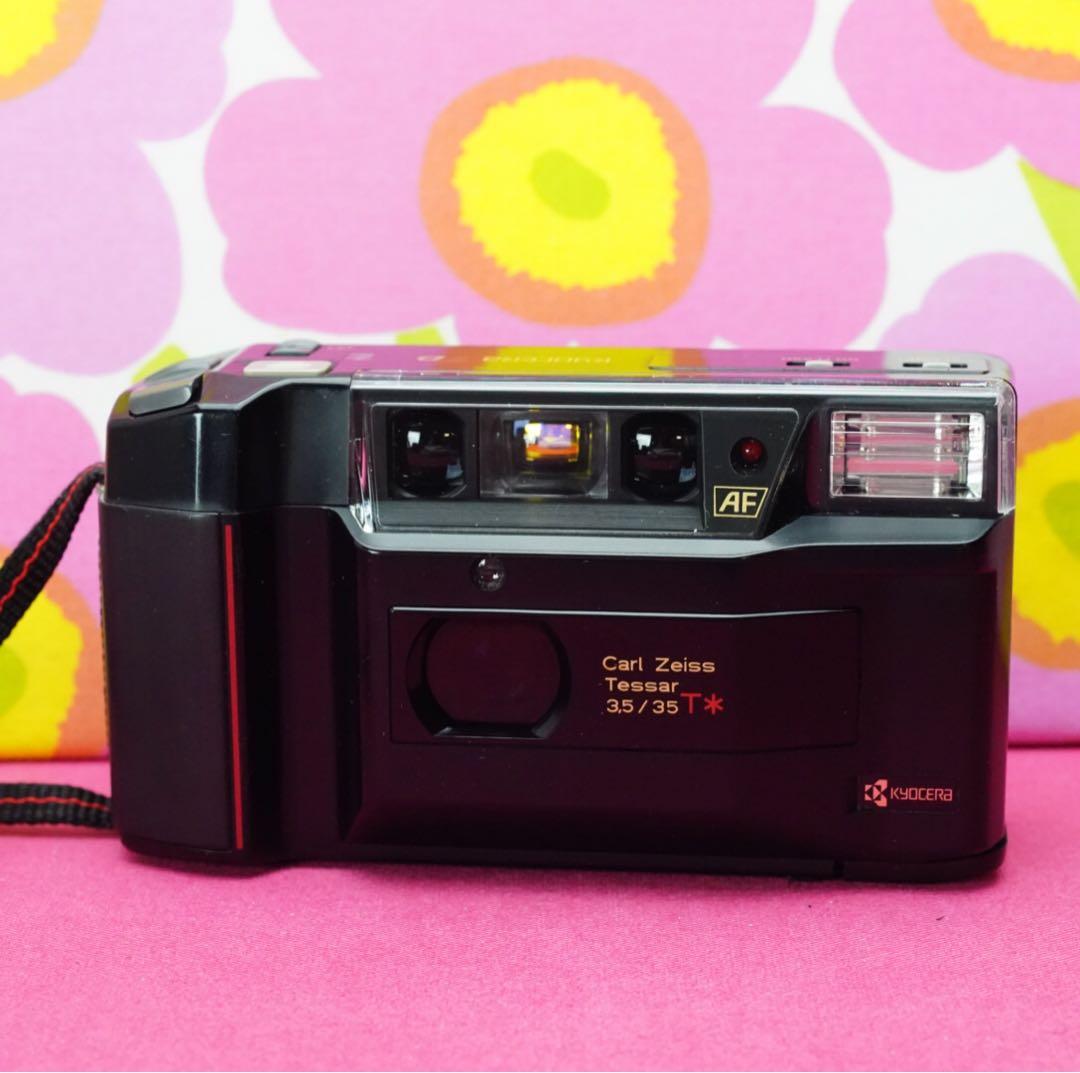 神コンパクトフィルムカメラ❤️Zeiss Tessar 35mm搭載❤️京セラ TD