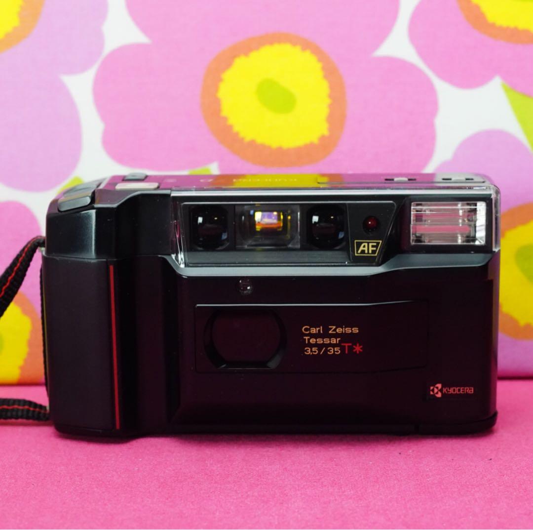 神コンパクトフィルムカメラ❤️Zeiss Tessar 35mm搭載❤️京セラ TD
