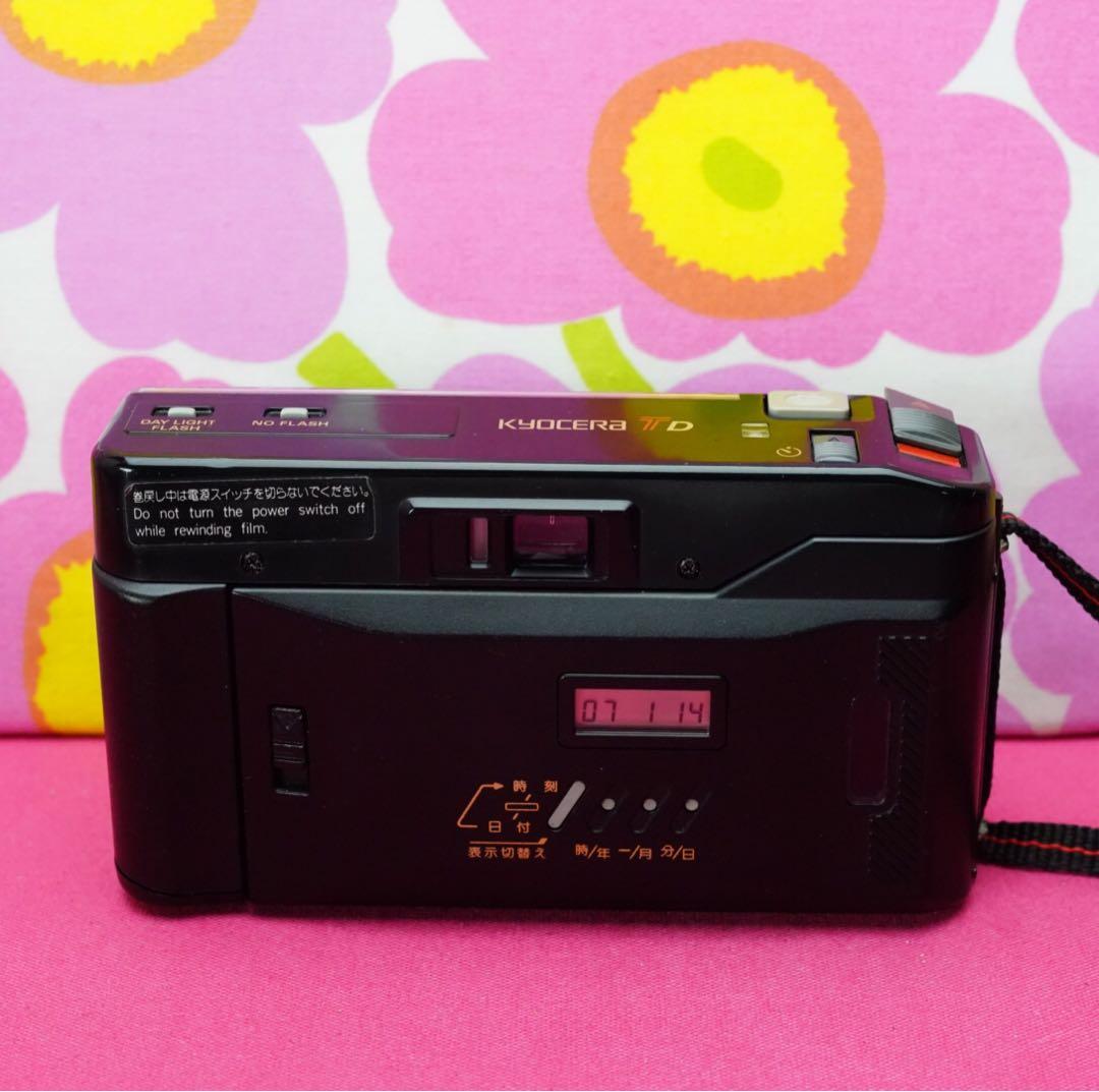 神コンパクトフィルムカメラ❤️Zeiss Tessar 35mm搭載❤️京セラ TD