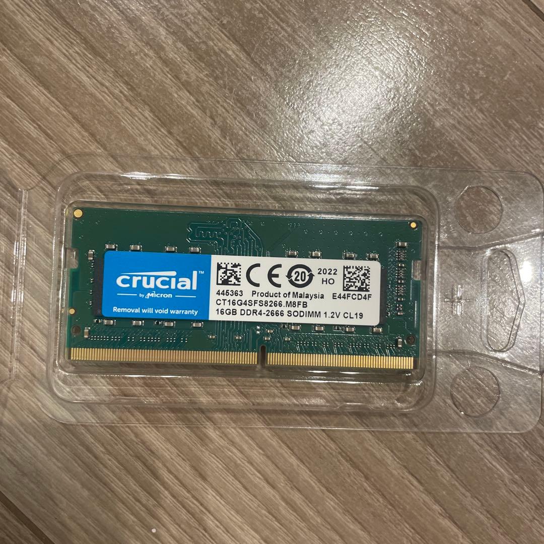 あ*ん様 美品　Crucial DDR4 SO-DIMM 2666MHz 16G