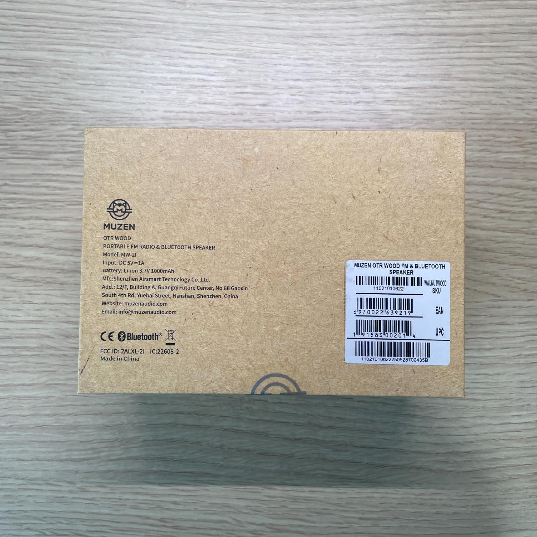 MUZEN OTR Wood FM Bluetooth スピーカー