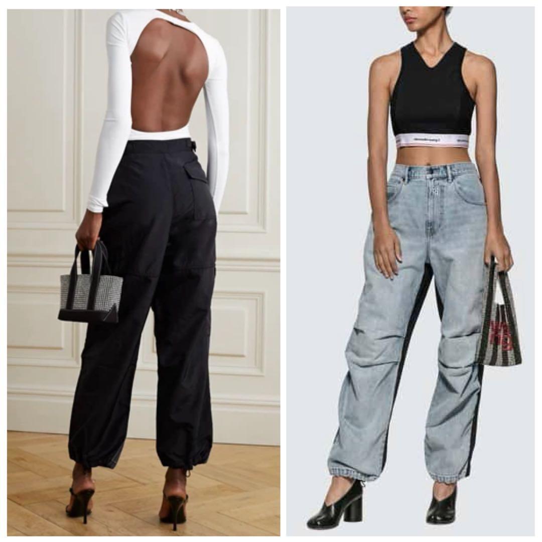 ALEXANDER WANG アレキサンダー ワン パンツ デニム 25カーゴ