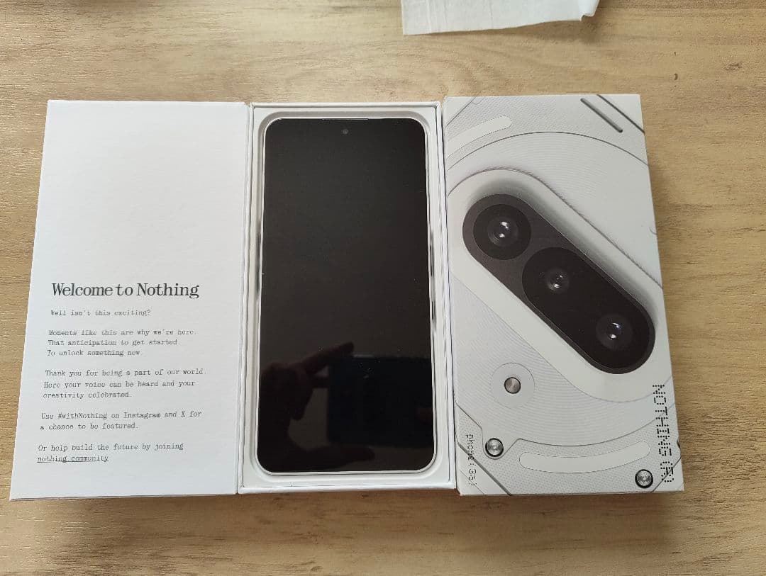 Nothing Phone (3a) 256GB SIMフリー 動作確認済