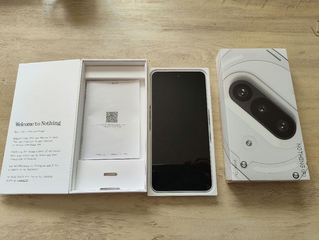 Nothing Phone (3a) 256GB SIMフリー 動作確認済