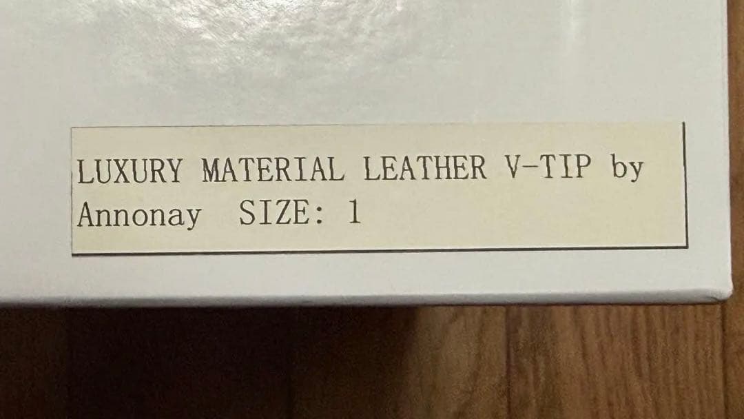 CTHY LUXURY MATERIAL LEATHER V-TIP サイズ1