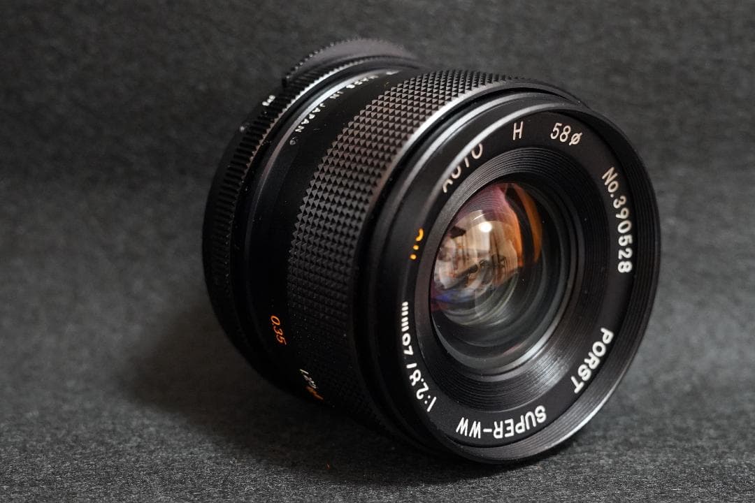 オールドレンズ PORST SUPER-WW MC AUTO1:2.8 28mm