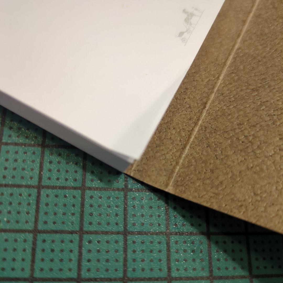 【未使用】エルメス　メモ帳　手帳　レザー　小物　ノート