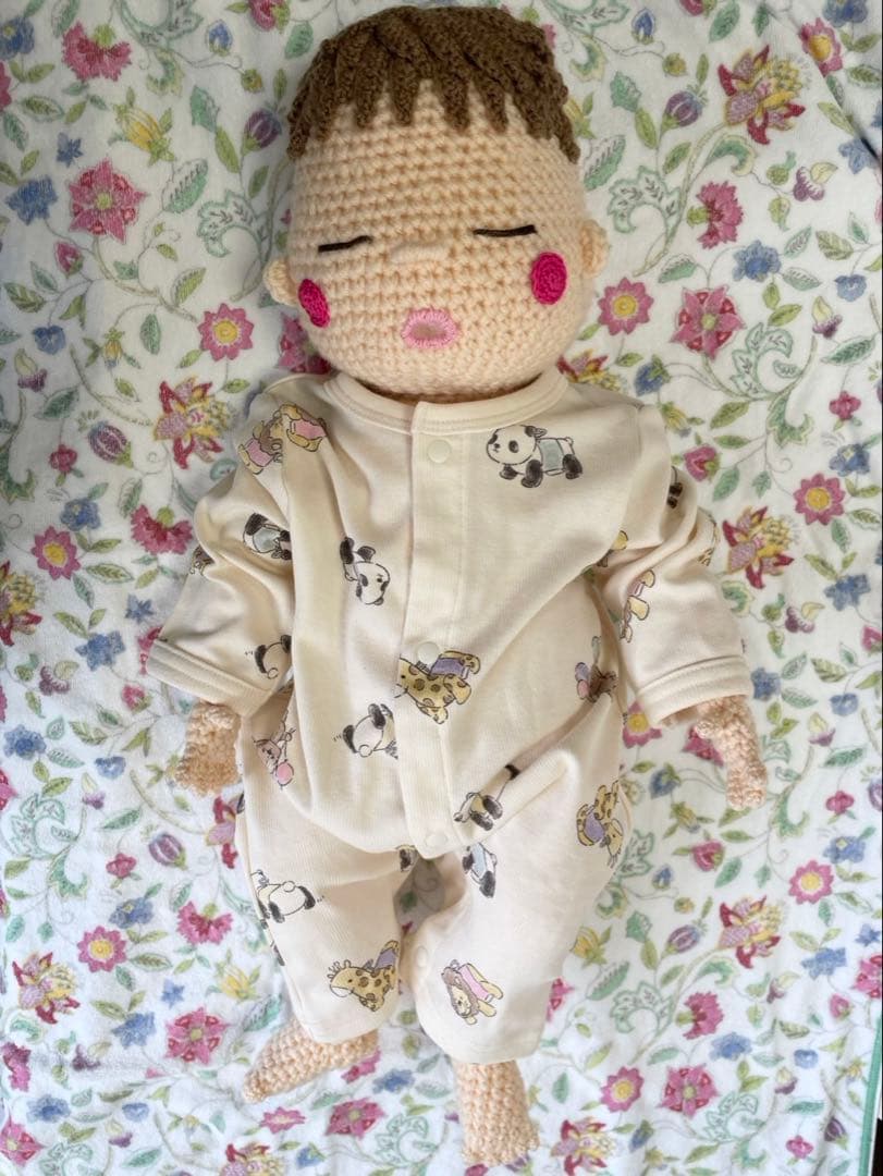 [さくら]あみぐるみ　赤ちゃん 新生児　出産祝い