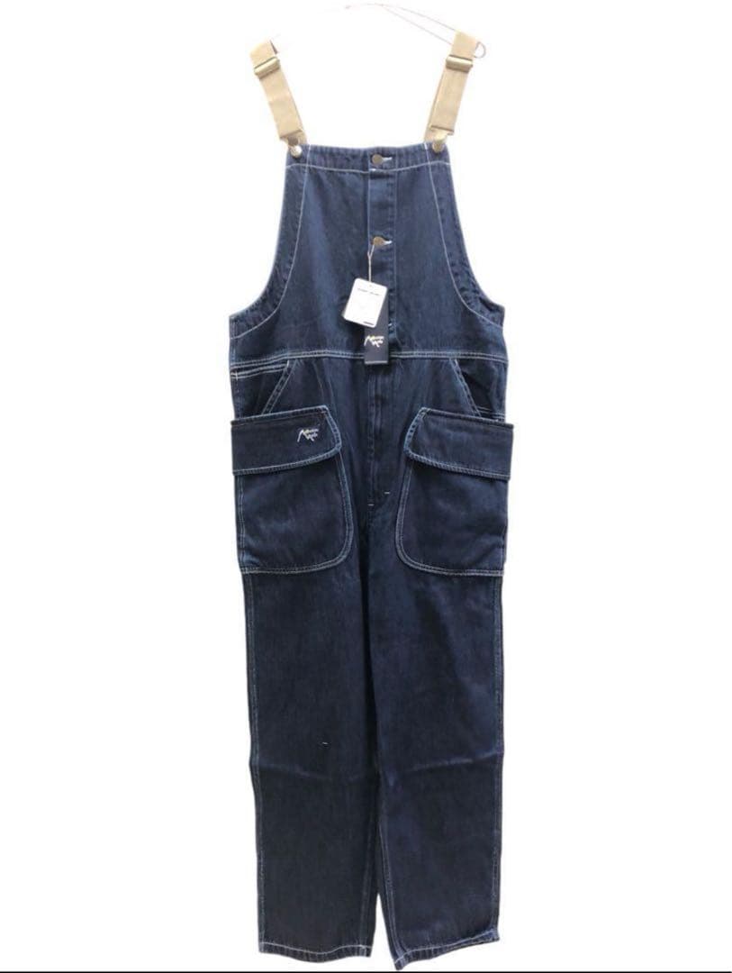 フリークスストア マウンテンマニア ワイドシルエット デニム オーバーオール
