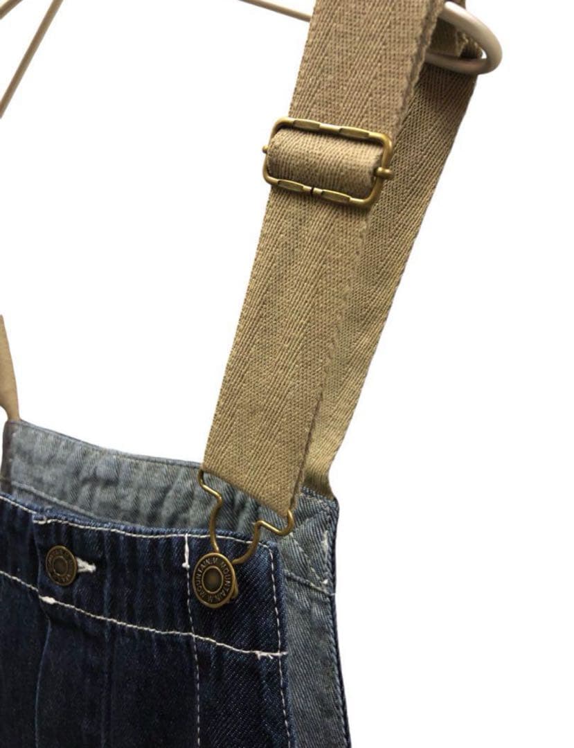 フリークスストア マウンテンマニア ワイドシルエット デニム オーバーオール