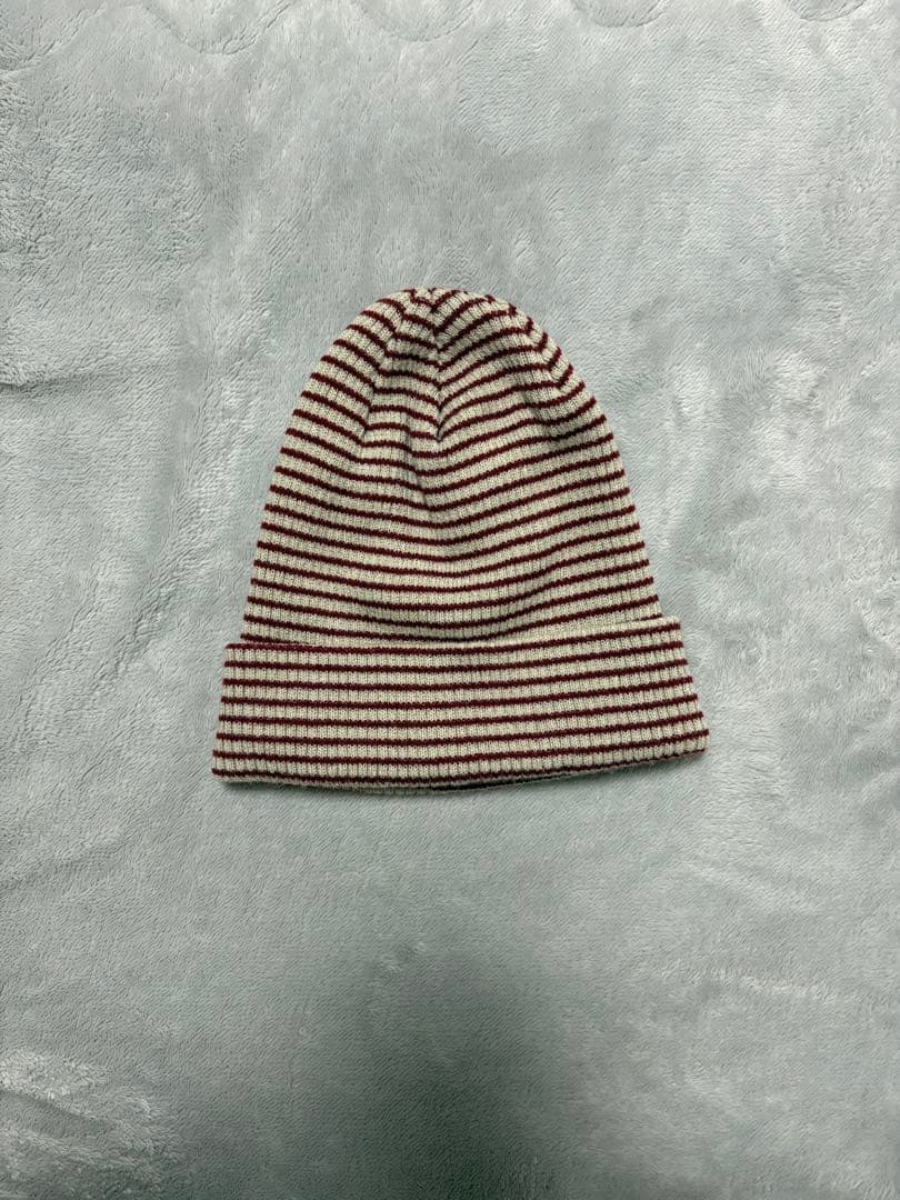 GREENY fuck that nerd FPOG ストライプ ビーニー