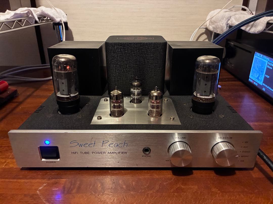 SWEET PEACH 改 6L6GC シングルアンプ 真空管アンプ