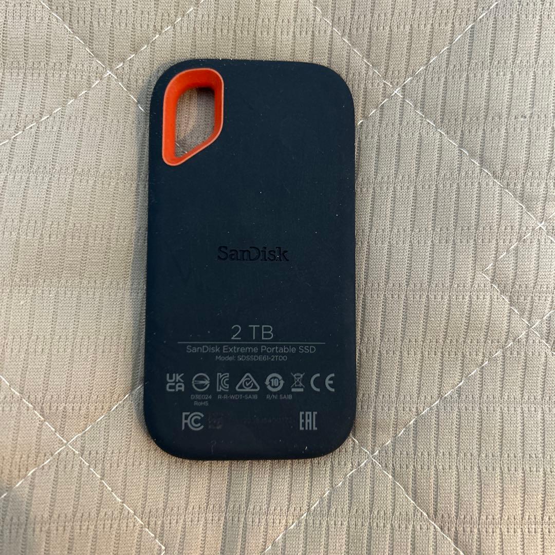 外付けハードディスク・ドライブ SanDisk Extreme Portable SSD - 2TB