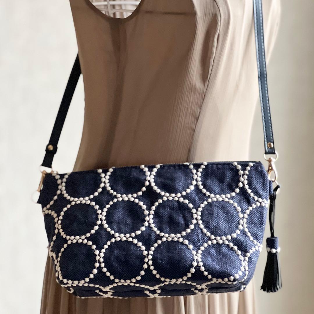 ミナペルホネン tambourineショルダーバッグMB509-071