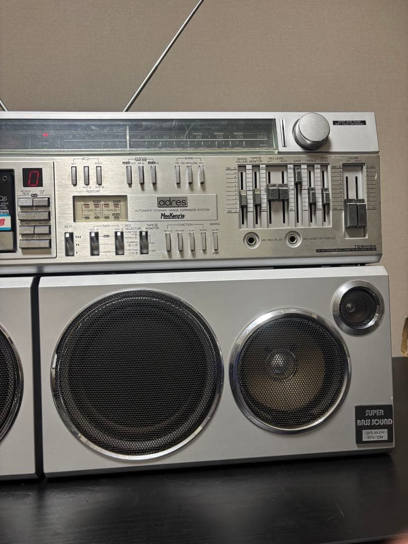 東芝 TOSHIBA RT-S98 ラジカセ MacKenzie マッケンジー