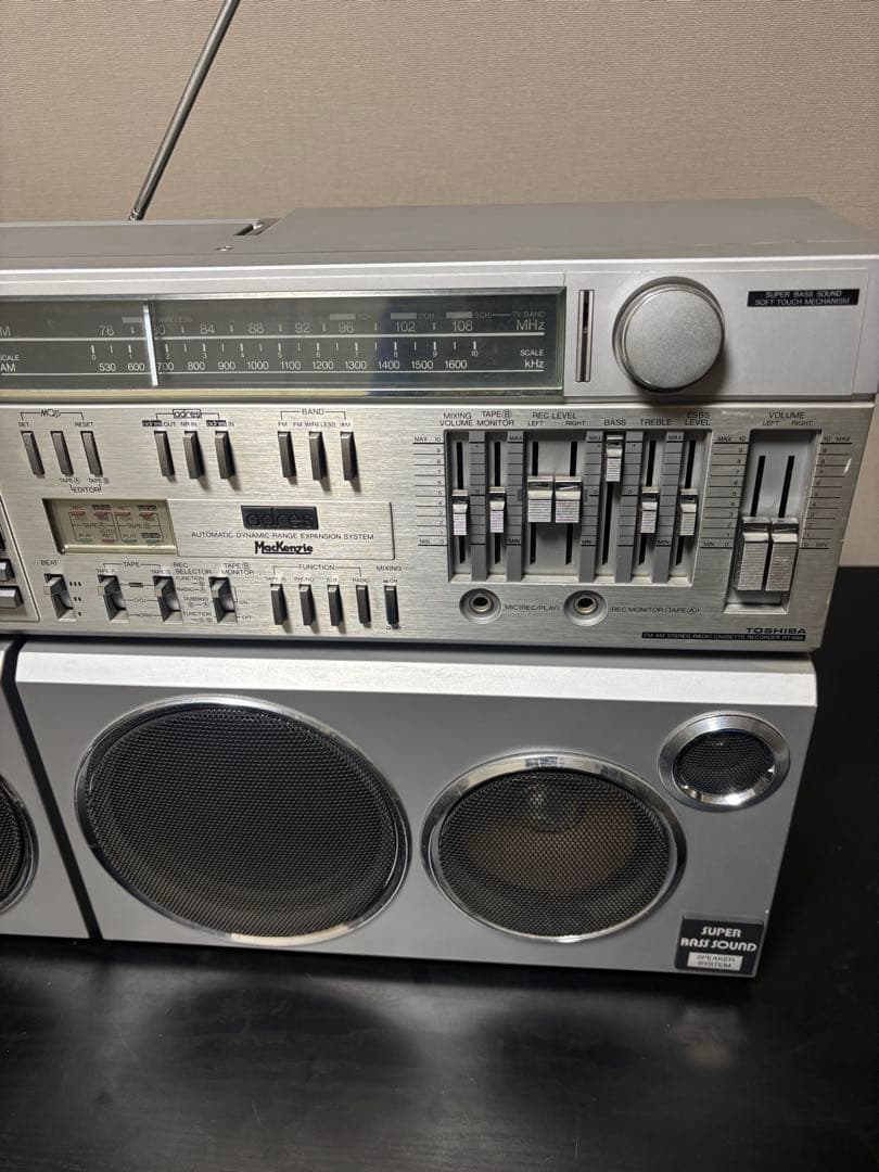 東芝 TOSHIBA RT-S98 ラジカセ MacKenzie マッケンジー
