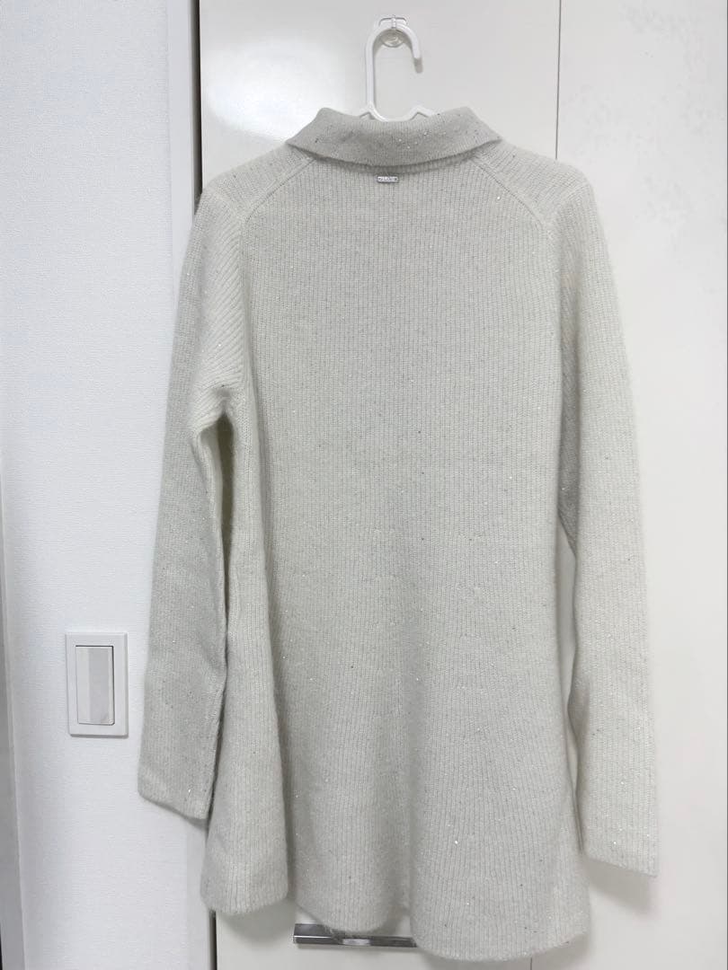 ★即購入OK★新品未使用★MilaOwen 襟付きペプラムニットミニワンピース